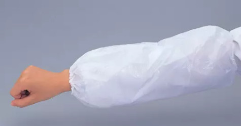 Cpe-Wegwerfärmel-Abdeckung, Plastikarmschützer 40 × 20cm Größe