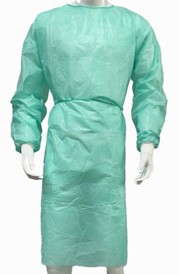Grünes chirurgisches Kleid nicht gesponnen, Wegwerfkleid für Krankenhaus Soem