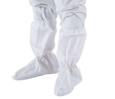 Medizinische weiche Wegwerfstiefel umfassen materielle weiße Farbe pp. Spunbond
