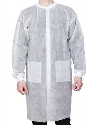 Leichtes dauerhaftes Wegwerflaborkleiderbreathable Antistaub für Krankenhaus