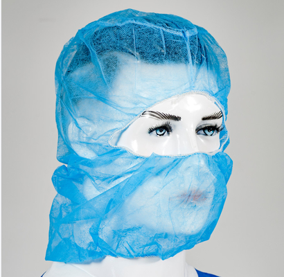 Schützende Wegwerfnicht gesponnene Kappe, chirurgischer Hood Cap 12GSM