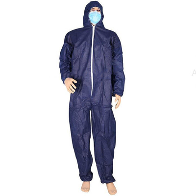 Schützender medizinischer nicht gesponnener Wegwerfoverall mit Hood Elastic Cuffs